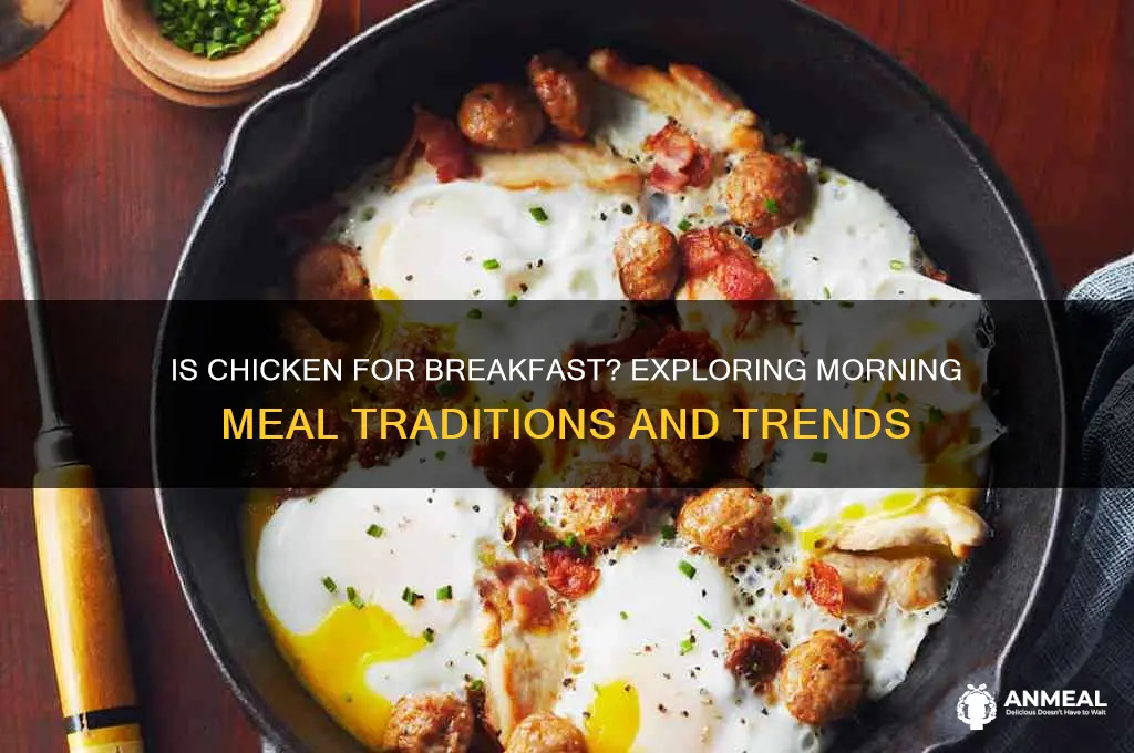 is chicken a breakfast food