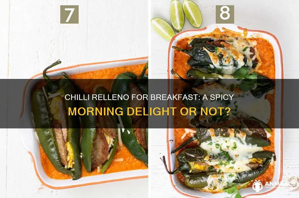 is chilli relleno a breakfast dish