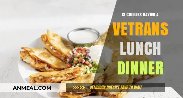 Honoring Veterans: Chillies Hosts Special Lunch Dinner Event
