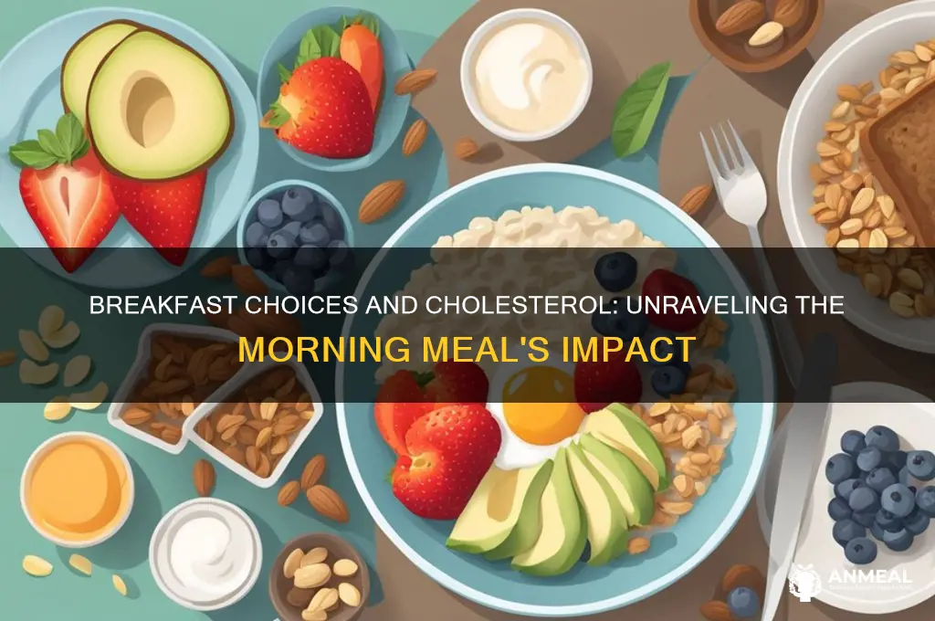 is cholesterol affected by what you ate for breakfast