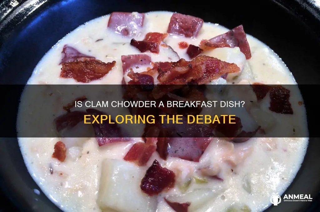 is clam chowder a breakfast