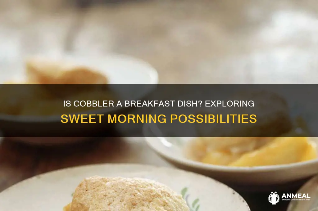is cobbler a breakfast