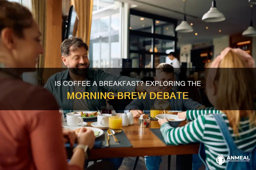is coffee a breakfast