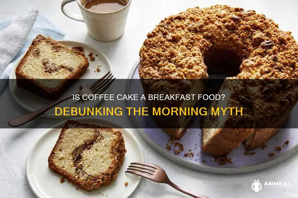 is coffee cake a breakfast food