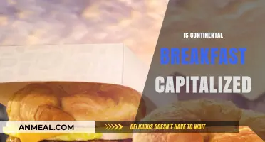 Is Continental Breakfast Capitalized? Grammar Rules for Morning Meals