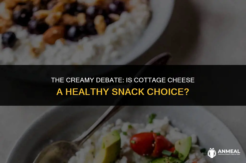 is cottage cheese a good snack
