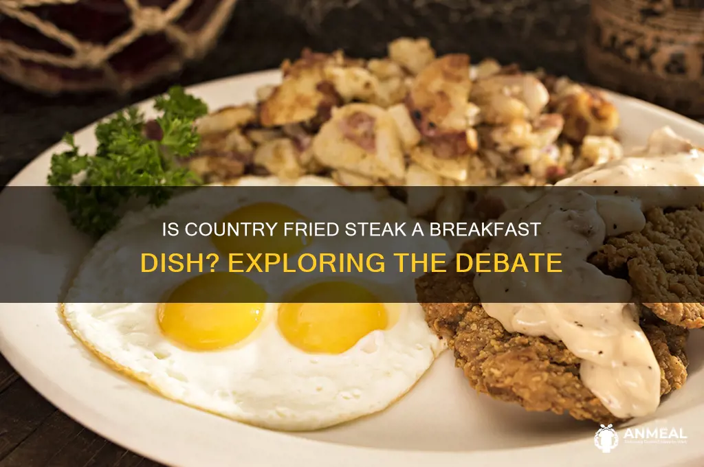 is country fried steak breakfast