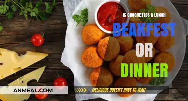 Croquettes: Breakfast, Lunch, or Dinner? Decoding the Perfect Meal Time