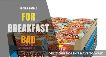 Is Cup Noodles for Breakfast Bad? Nutrition Facts & Health Impact
