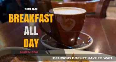 Does Del Taco Serve Breakfast All Day? Menu Hours Explained