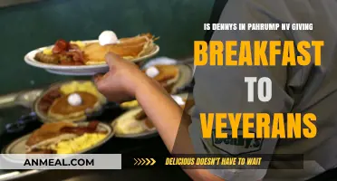 Pahrump NV Denny's Honors Veterans with Free Breakfast