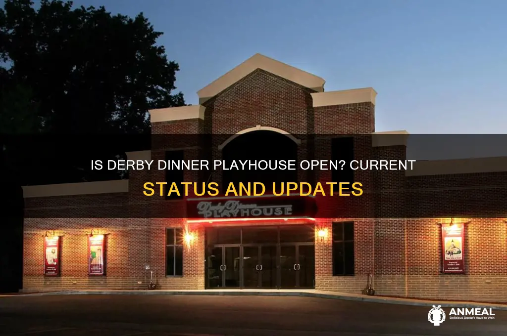 is derby dinner playhouse open