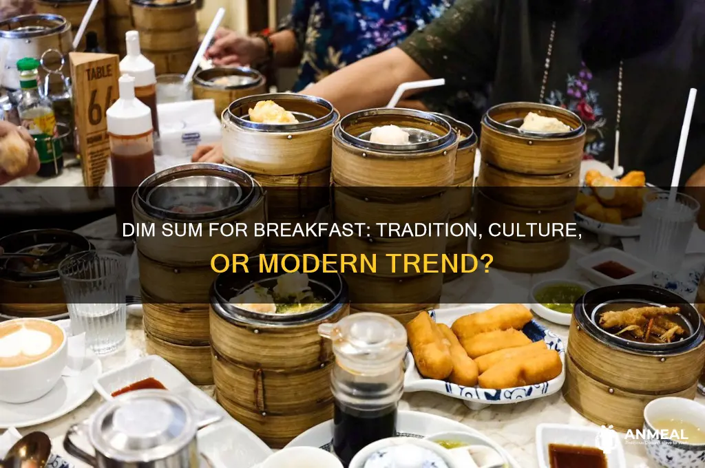 is dim sum a breakfast food