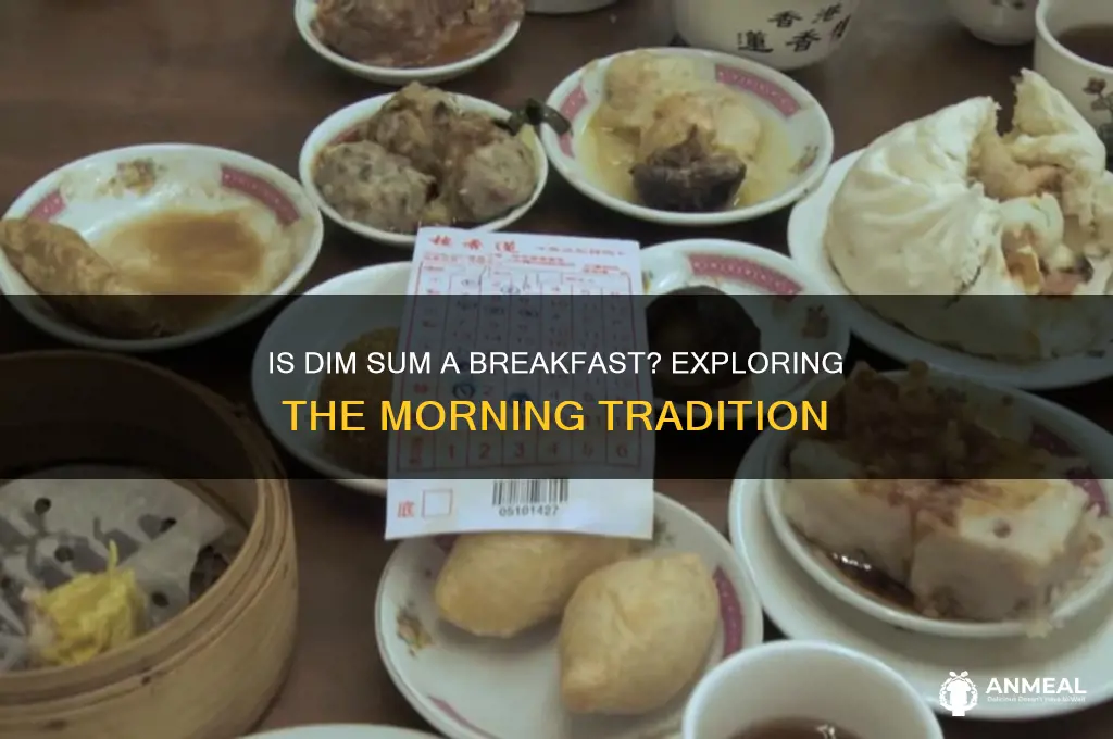 is dim sum a breakfast