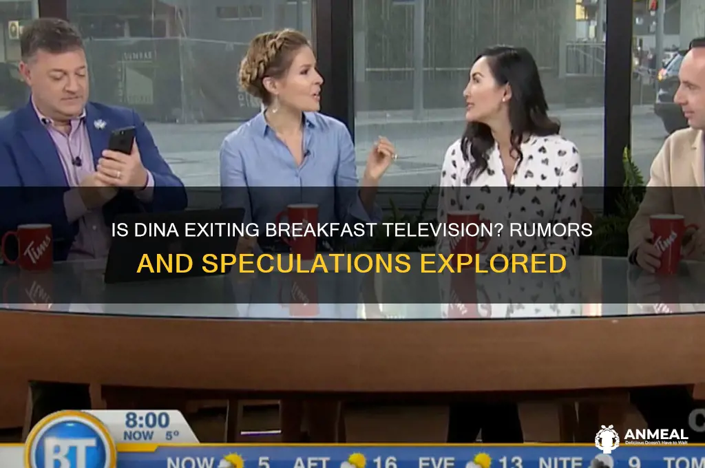 is dina leaving breakfast television
