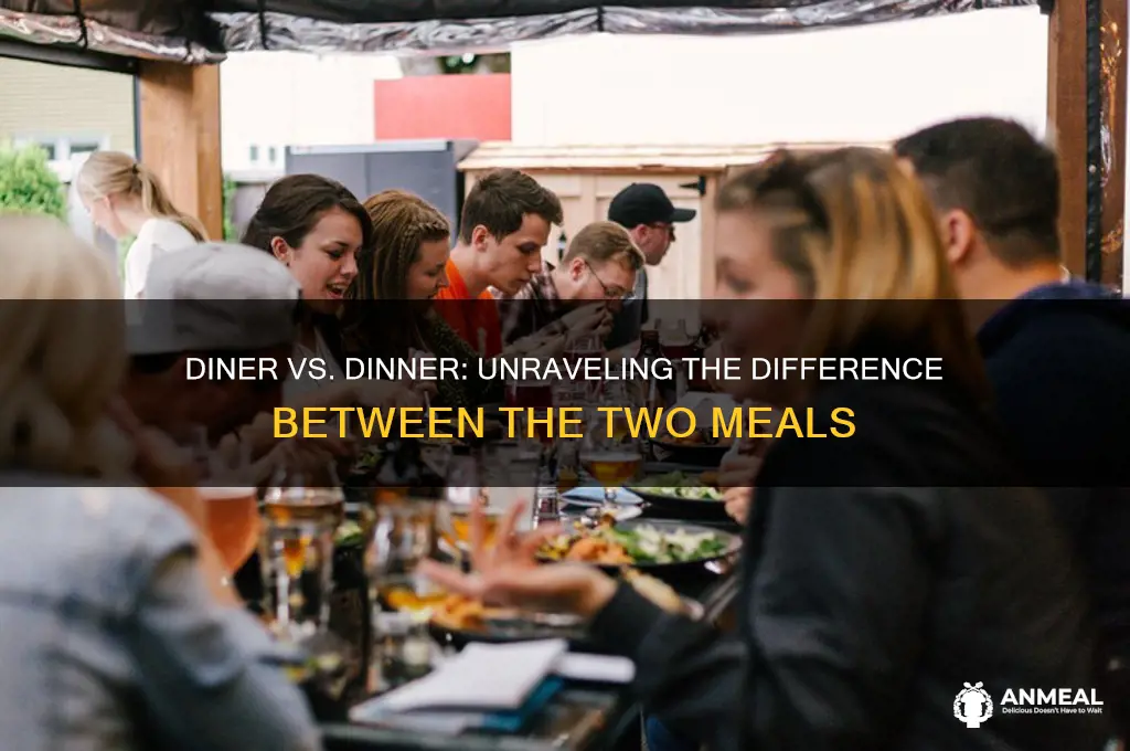 is diner and dinner the same