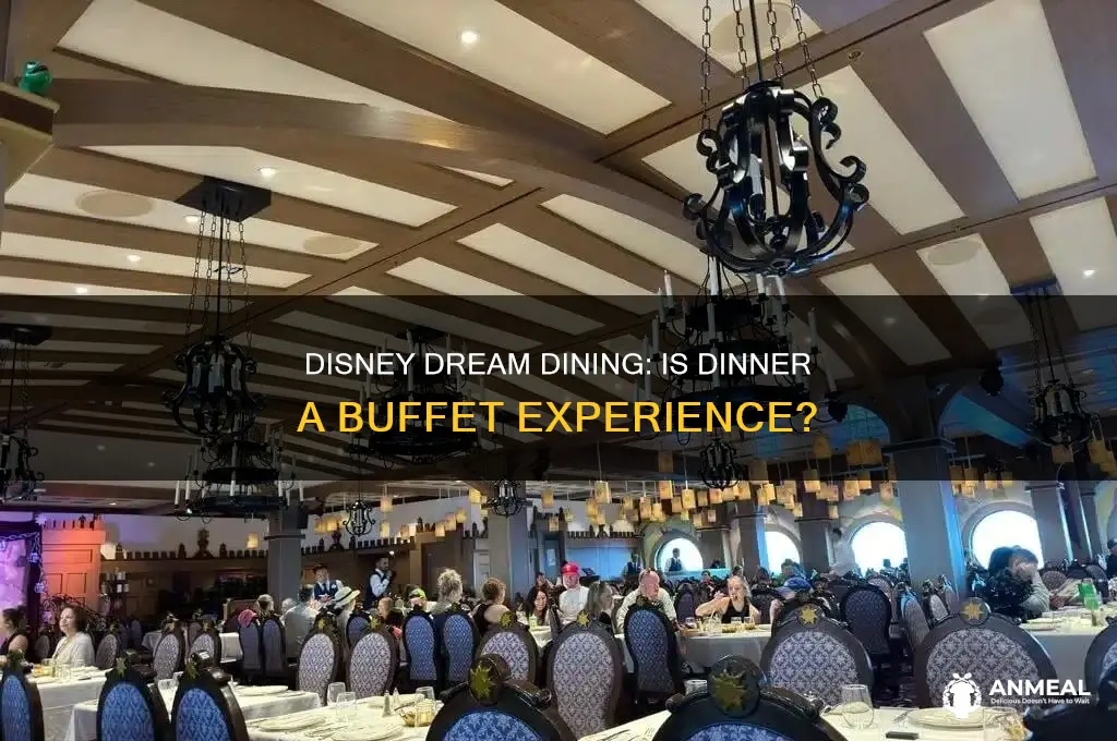 is dinner a buffet on disney dream