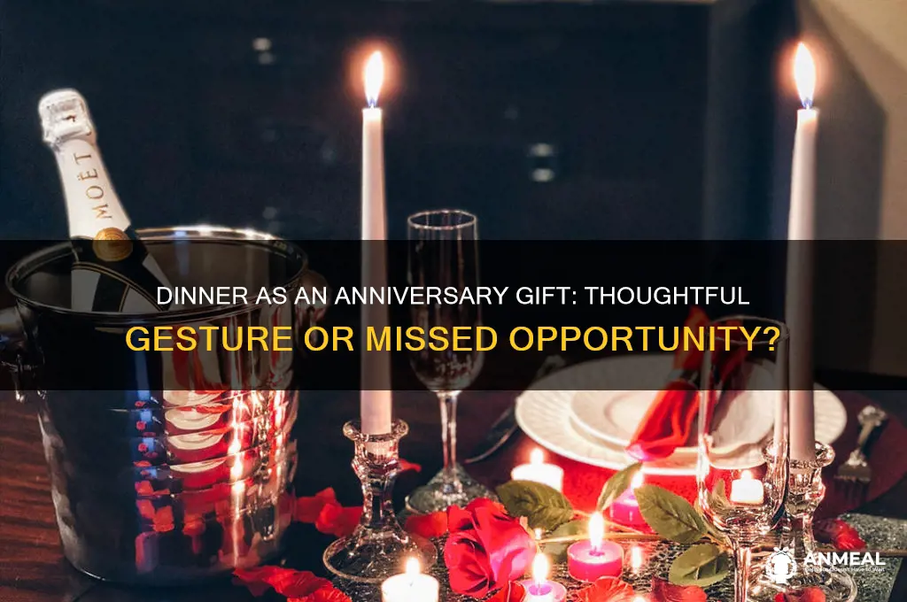 is dinner a cool anniversary gift