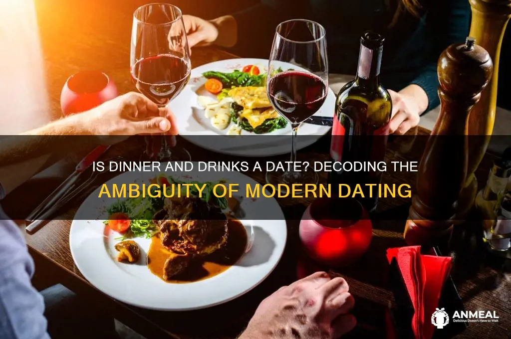 is dinner and drinks a date