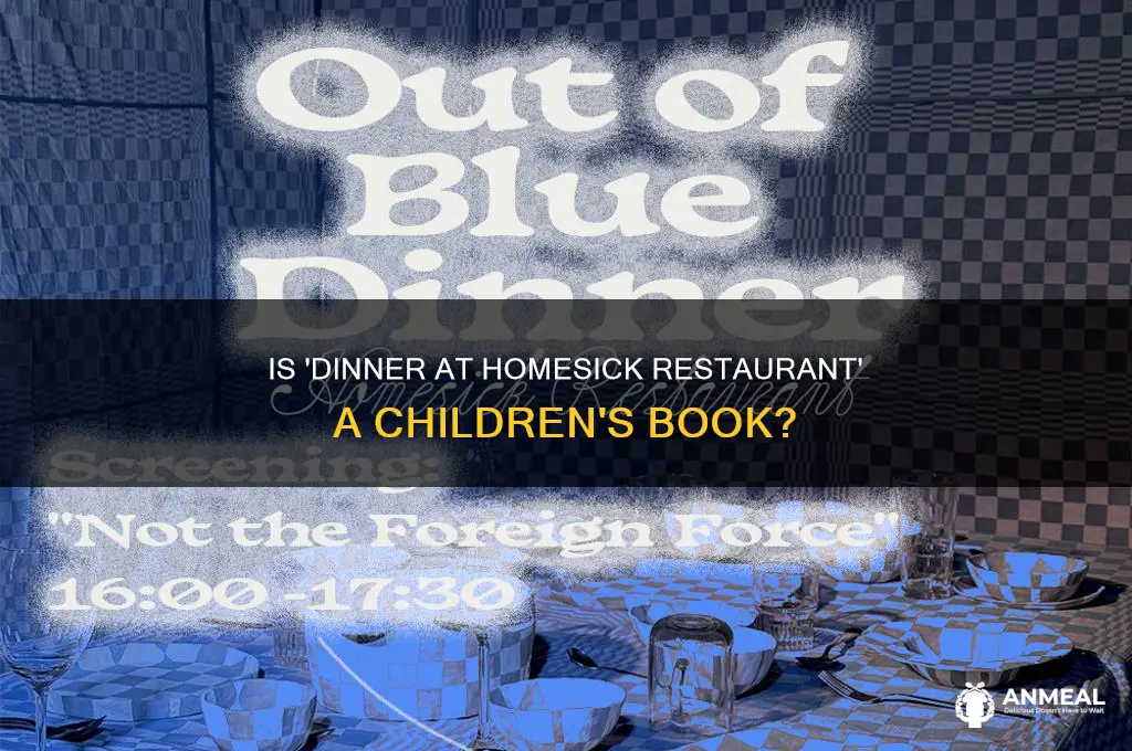 is dinner at homesick resutrant a children book