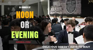 Dinner Dilemma: Noon or Evening? Decoding the Perfect Meal Time