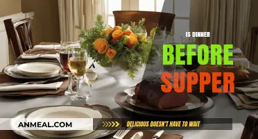 Dinner vs. Supper: Unraveling the Meal Timing Mystery
