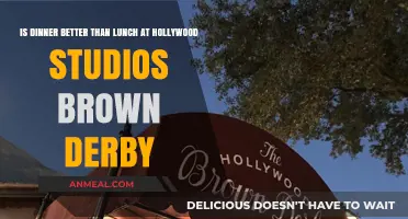 Dinner vs. Lunch: Which Reigns Supreme at Hollywood Brown Derby?