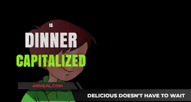 Is Dinner Capitalized? Unraveling Grammar Rules for Meal Names