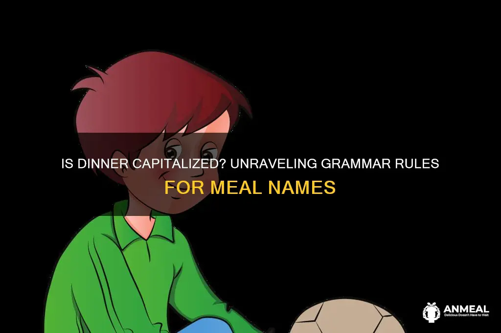 is dinner capitalized
