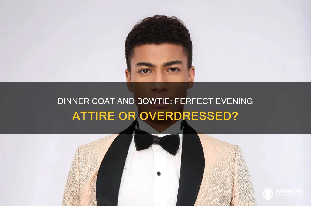 is dinner coat and bowtie appropriate for dinner