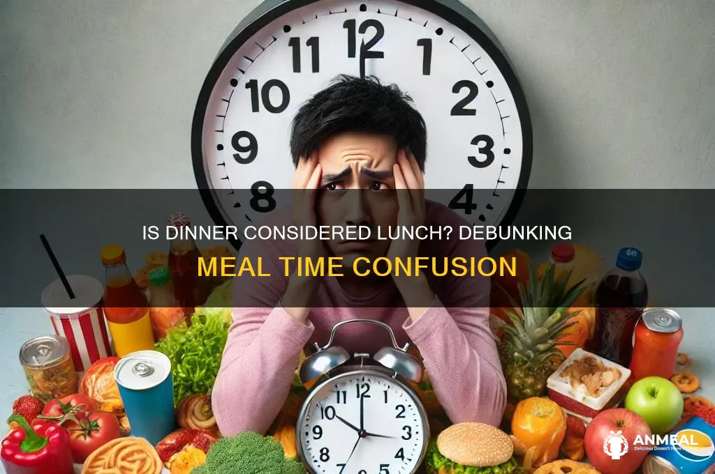 is dinner considered lunch