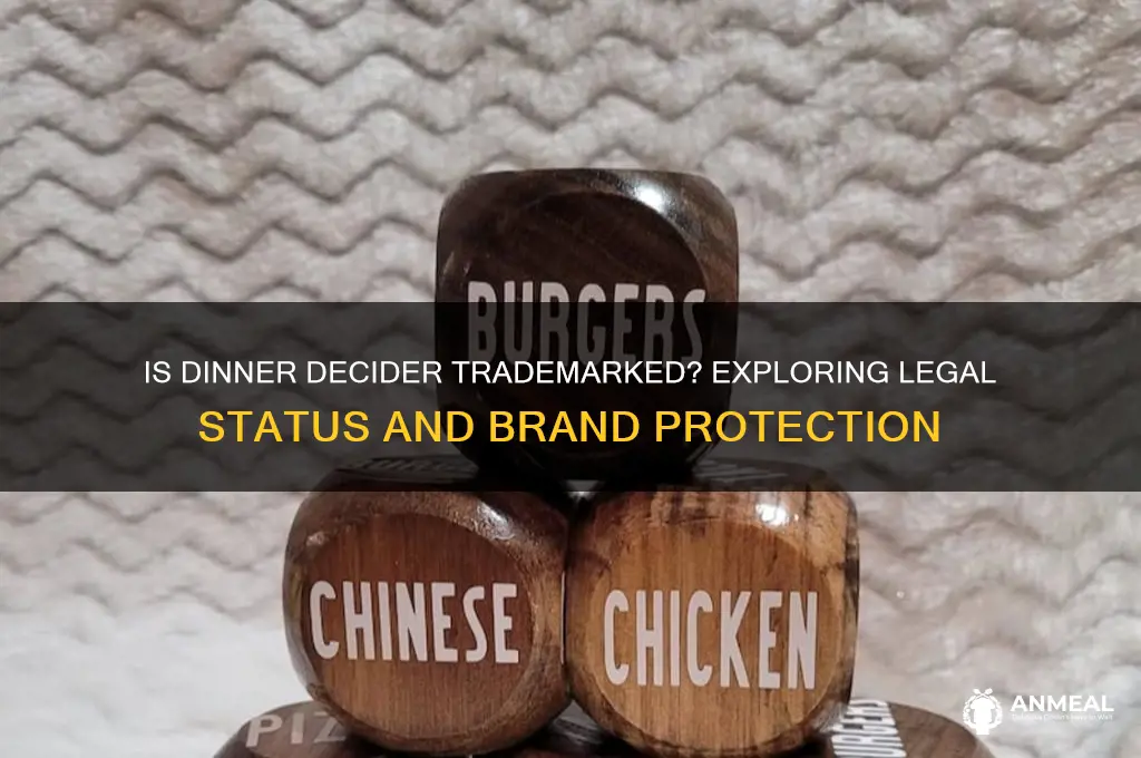is dinner decider trademarked