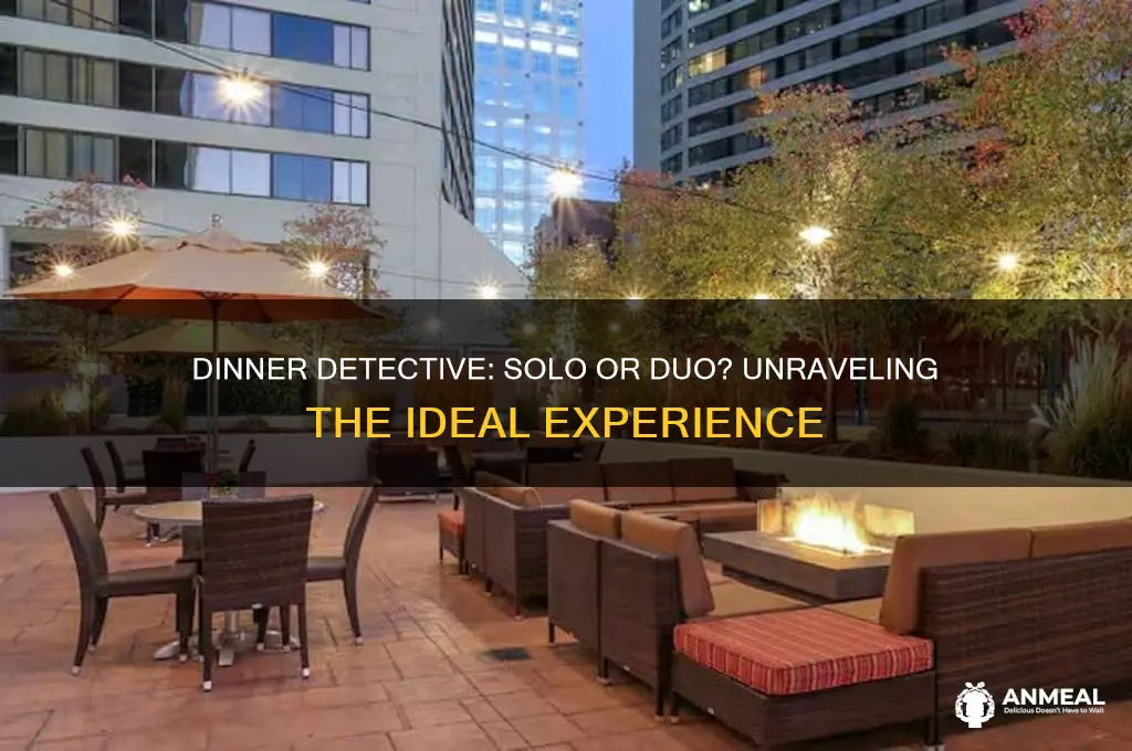 is dinner detective for one or two