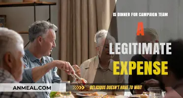 Campaign Team Dinners: Legitimate Expense or Ethical Gray Area?