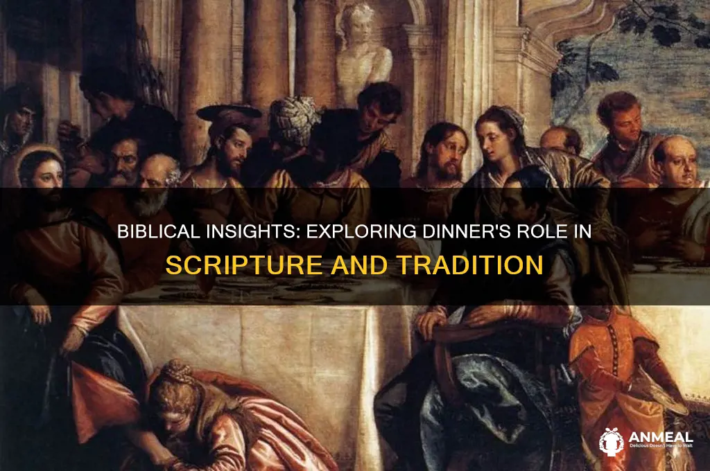 is dinner in the bible