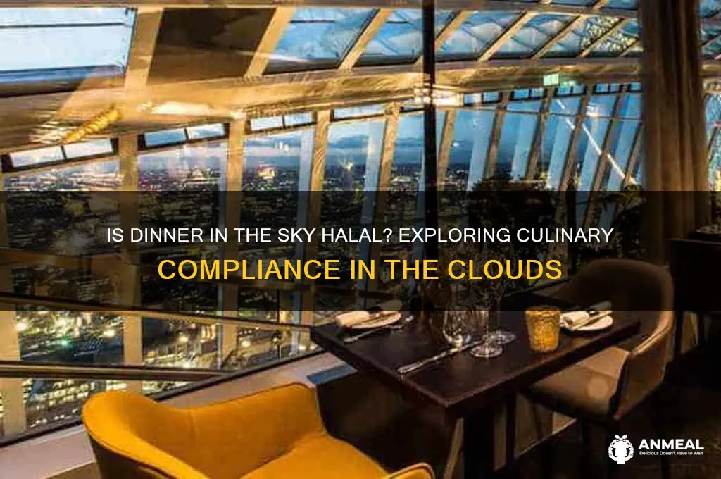 is dinner in the sky halal
