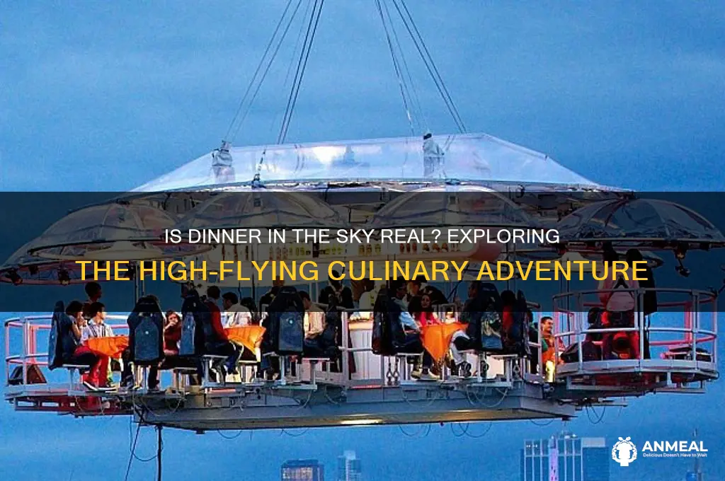 is dinner in the sky real