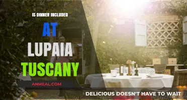 Dinner at Lupaia Tuscany: Is It Included in Your Stay?