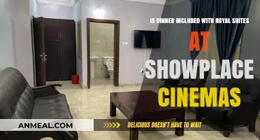 Royal Suites at Showplace Cinemas: Does Dinner Come Included?