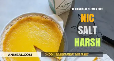 Is Dinner Lady Lemon Tart Nic Salt Harsh? A Review
