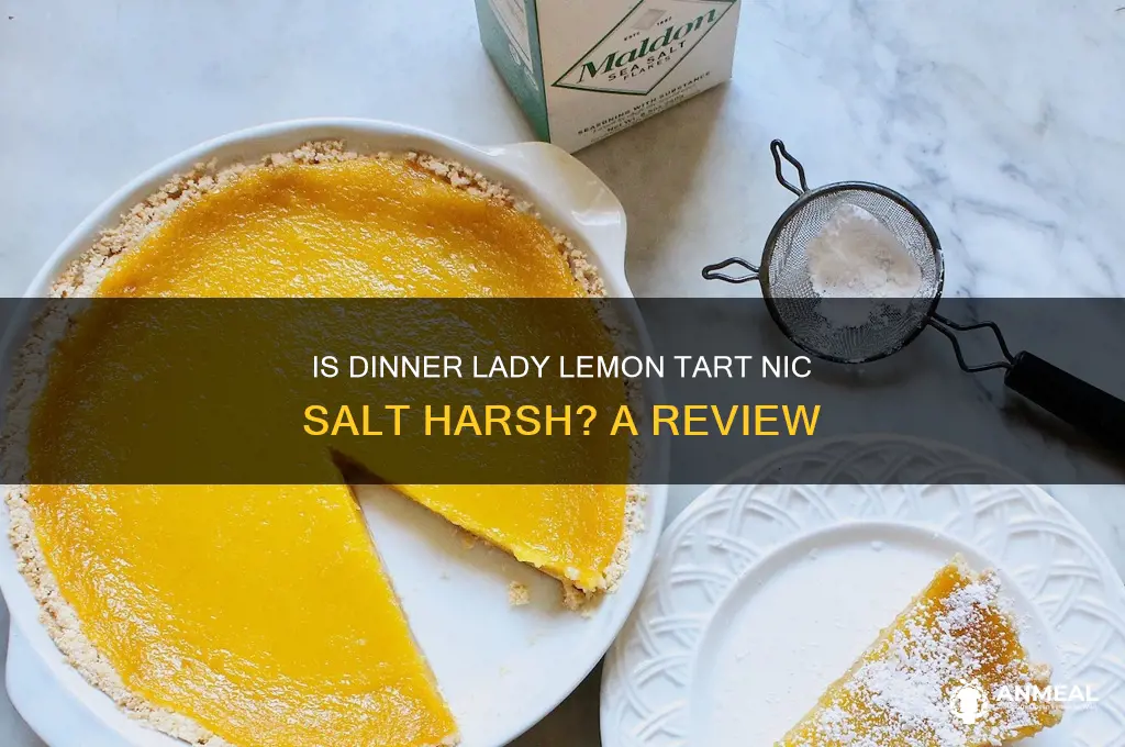 is dinner lady lemon tart nic salt harsh