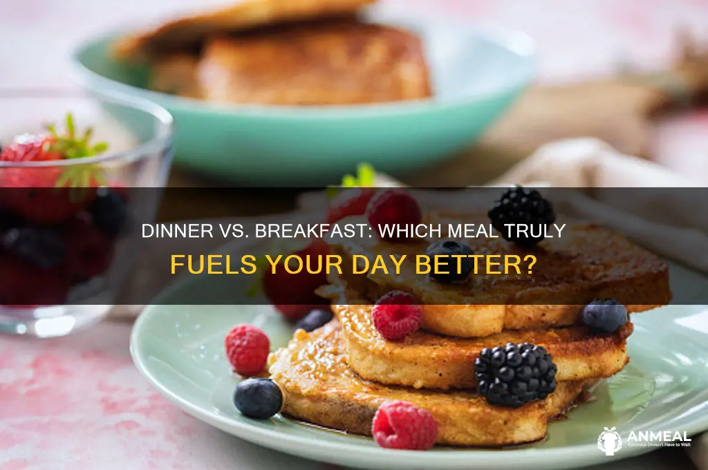 is dinner more important than breakfast