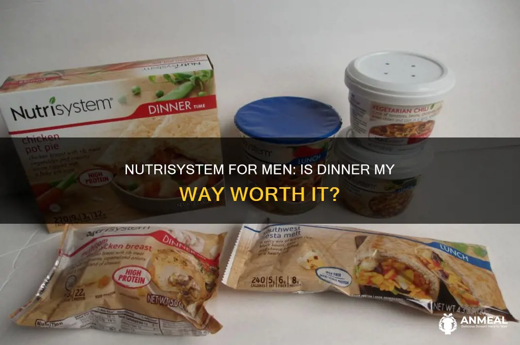 is dinner my way nutrisystem for men