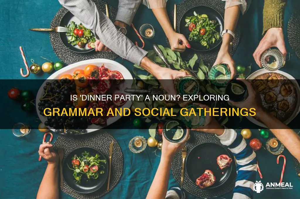 is dinner party a noun