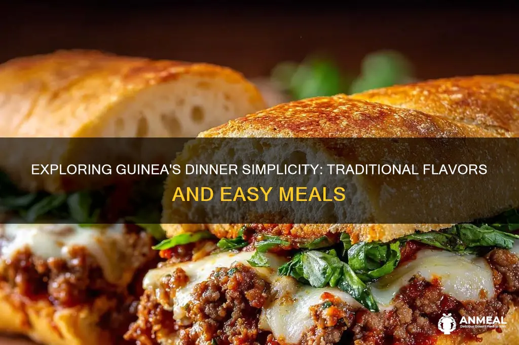 is dinner simple in guinea