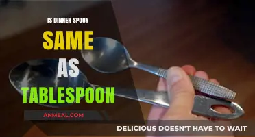 Dinner Spoon vs. Tablespoon: Understanding the Difference in Measurements