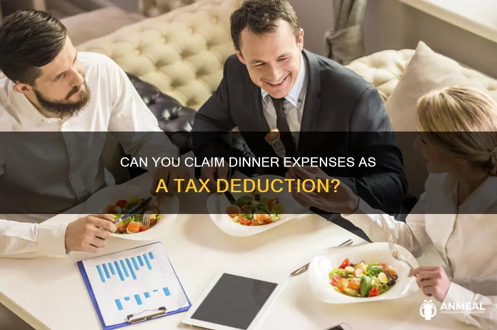 is dinner tax deductible