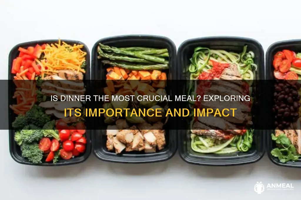 is dinner the most importabt meal of the day edu