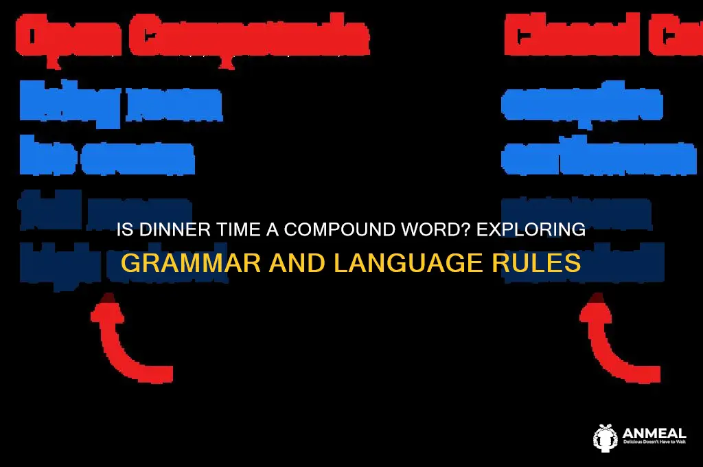 is dinner time a compound word
