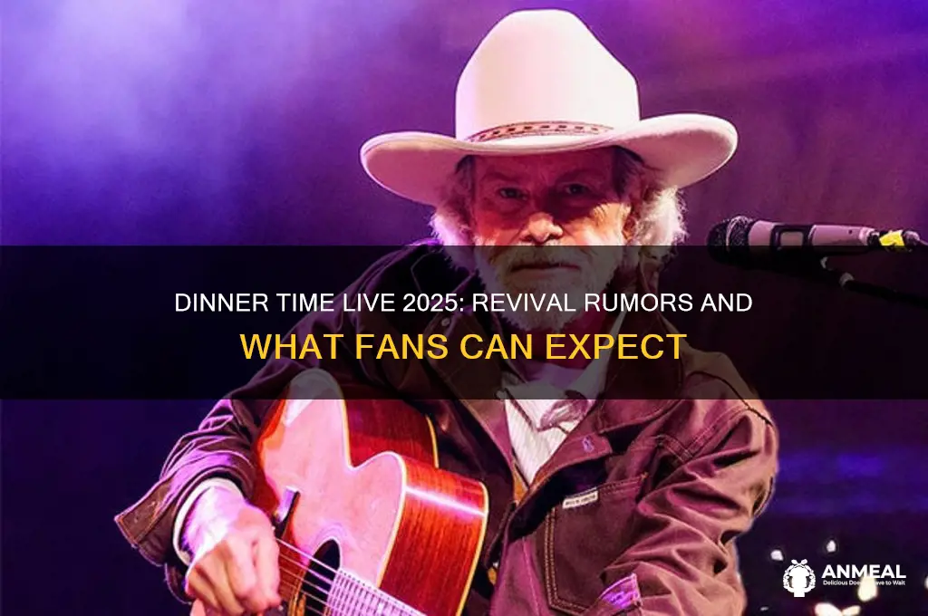 is dinner time live coming back in 2025